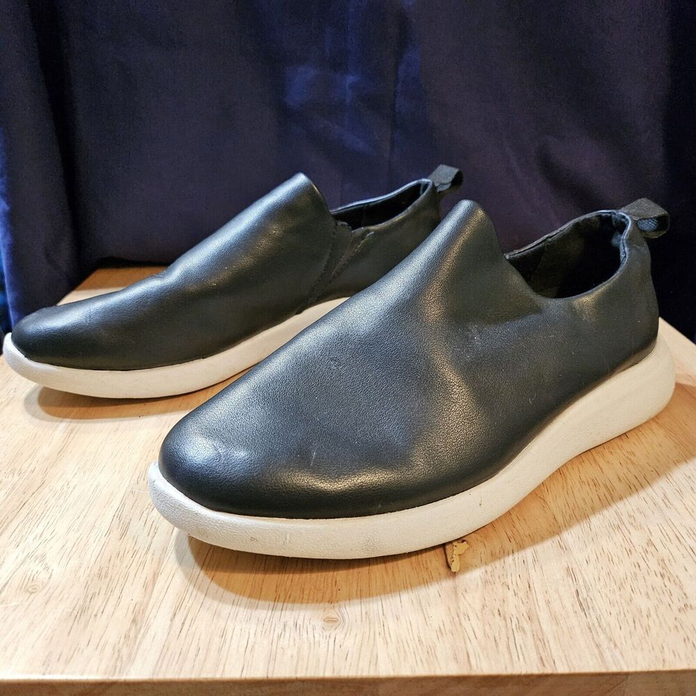 Aldo Mens Black Round Toe Slip-On Casual Sneaker Shoes Size 6 lightweight